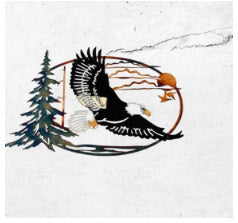 Full view of Home Decor Mallard Alloy Wall Art ready for display, showcasing its lightweight yet sturdy design for easy wall mounting.