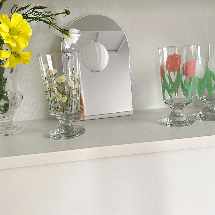 Stylish Mirror Makeup Mirror desktop decoration, featuring a sleek acrylic frame for modern home accessories.