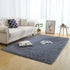 Fluffy Rug in a serene environment, highlighting its hand-washable and durable features.