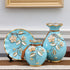 Three-piece European-style Ceramic Vase featuring a stylish design suitable for home decor.