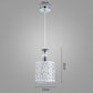 Modern Minimalist Nordic Single Head Chandelier featuring a unique fishing line design in an elegant dining setting.
