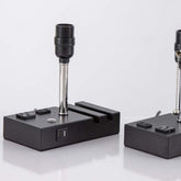 Close-up view of the Bedside Touch Three-Gear Dimmable Table Lamp showcasing its innovative touch dimmer feature.