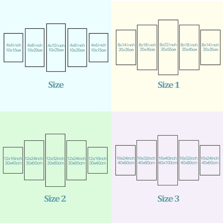 Canvas wall art picture home decoration featuring inspirational quotes in a stylish 5-piece arrangement for personalizing your space.