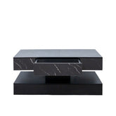 Modern Coffee Table with sleek lines and built-in LED lights, ideal for elevating home decor in any space.