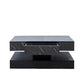 Modern Coffee Table with sleek lines and built-in LED lights, ideal for elevating home decor in any space.