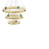 Versatile Light Luxury Crystal Chandelier displayed in a stylish study, beautifully combining functionality and elegance.