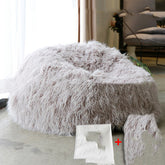 Cute Round Sofa Bedroom Chair in a stylish interior setting, perfect for cozy reading and relaxing.