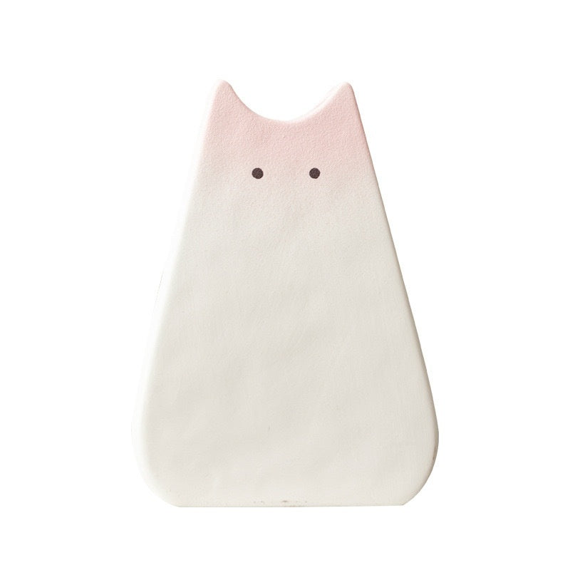 Simple Cute Cat Style Ceramic Vase in pink, offering a fun and stylish option for showcasing flowers.