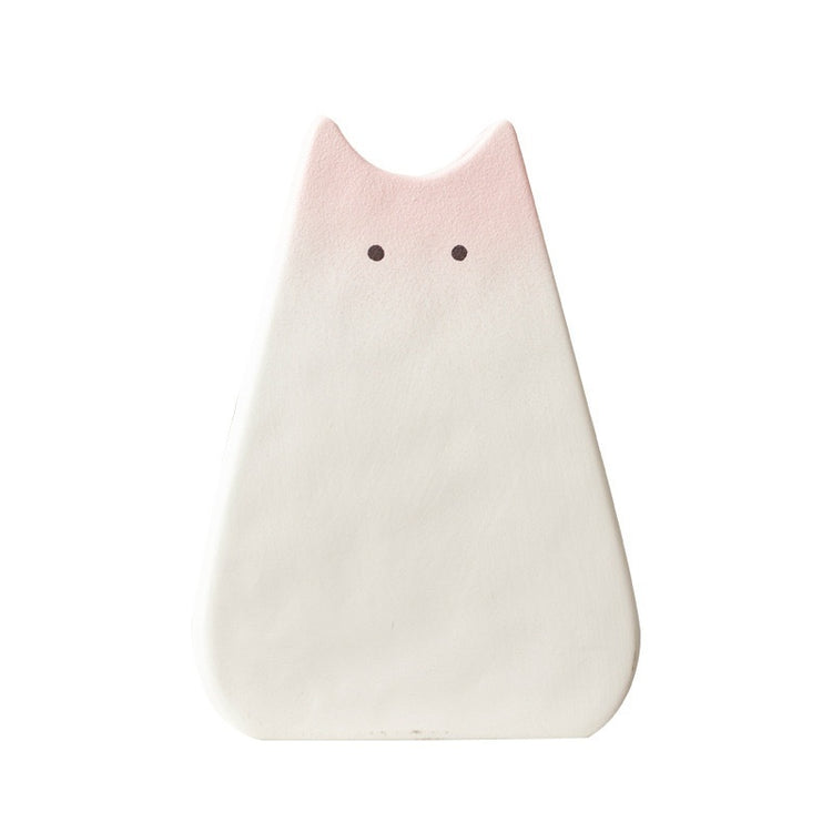 Simple Cute Cat Style Ceramic Vase in pink, offering a fun and stylish option for showcasing flowers.