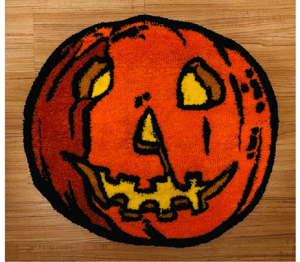 Halloween Theme Carpet Cashmere Floor Mat Non-slip