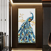 Stunning Home Wall Art Living Room Decoration Poster showcasing colorful peacock artwork bringing joy to home decor.