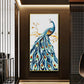 Stunning Home Wall Art Living Room Decoration Poster showcasing colorful peacock artwork bringing joy to home decor.