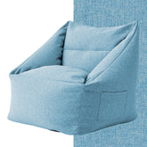 Cozy Bedroom Lazy Sofa Leisure Chair in vibrant mint green color, perfect for relaxation and stylish decor in small living spaces.