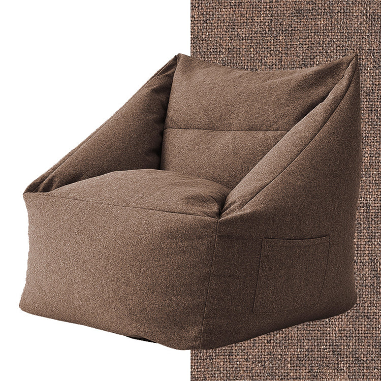 Versatile Bedroom Lazy Sofa Leisure Chair with a soft fabric finish, suitable for any leisure space.