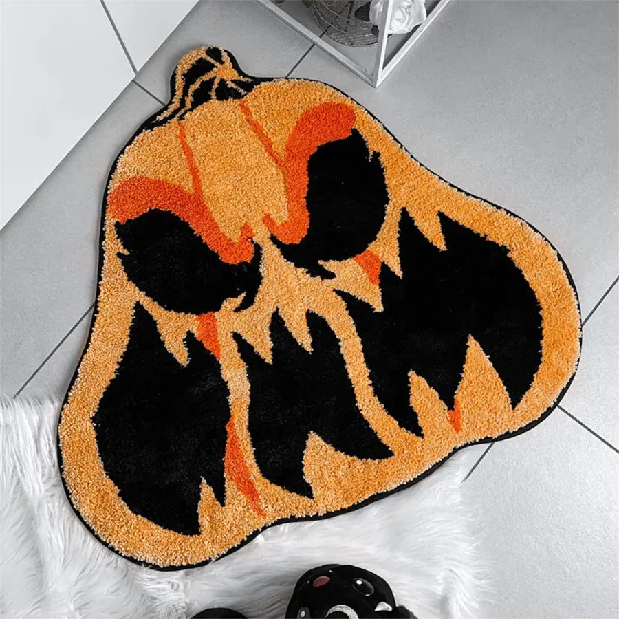Halloween Theme Carpet Cashmere Floor Mat Non-slip