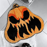 Versatile Halloween Theme Carpet Cashmere Floor Mat Non-slip available in various sizes for any space.