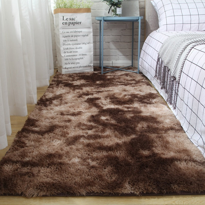Versatile Plush Carpet Floor Mat enhancing home decor with its sophisticated design.