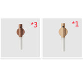 Battery-powered Auto LED USB Magnetic Wood Wireless Night Light with simple magnetic installation for easy use.