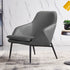 Sleek Leather Leisure Small Apartment Single Sofa Chair perfect for relaxation
