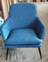 Comfy Leather Leisure Small Apartment Single Sofa Chair, ideal for relaxing, reading or entertaining guests.