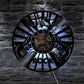 Rock Music Party Vinyl Clock displayed on a wall, perfect for enhancing home decor.