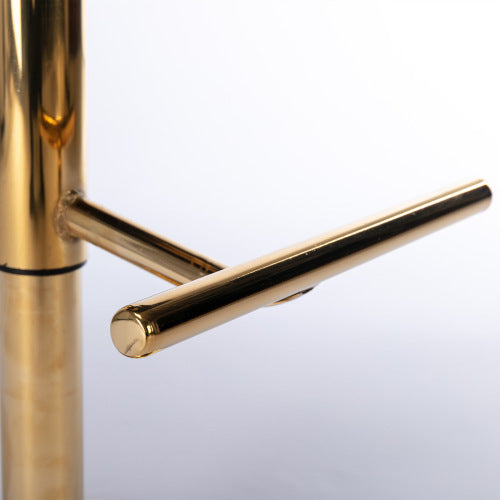 Cozy and elegant A&A Furniture Swivel Barstools showcasing the tufted whole back, ideal for enhancing your home bar or kitchen island.