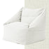 Cozy Bedroom Lazy Sofa Leisure Chair in ivory white, a chic addition to your reading nook.