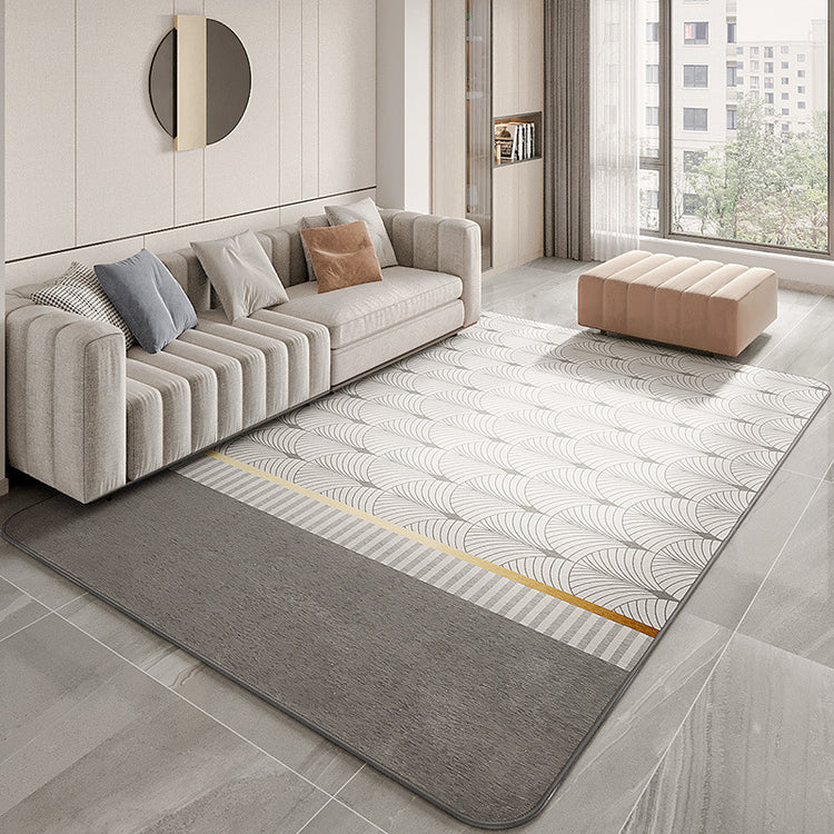 Living Room Coffee Table Non-slip Carpet Floor Mat in elegant rectangular design, perfect for enhancing your living area.
