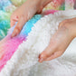 1 Piece Shaggy Blanket Plush Faux Fur Blanket For Bed Sofa Ultra Soft Luxury Sherpa Blanket Rainbow Colorful - A vibrant, cozy blanket ideal for snuggling on the couch or adding color to your bedroom decor.