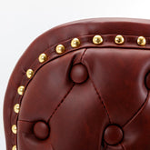 Stylish A&A Furniture Swivel Barstools showcasing adjustable height, chic PU leather upholstery, ideal for enhancing your kitchen or home bar with comfort and elegance.